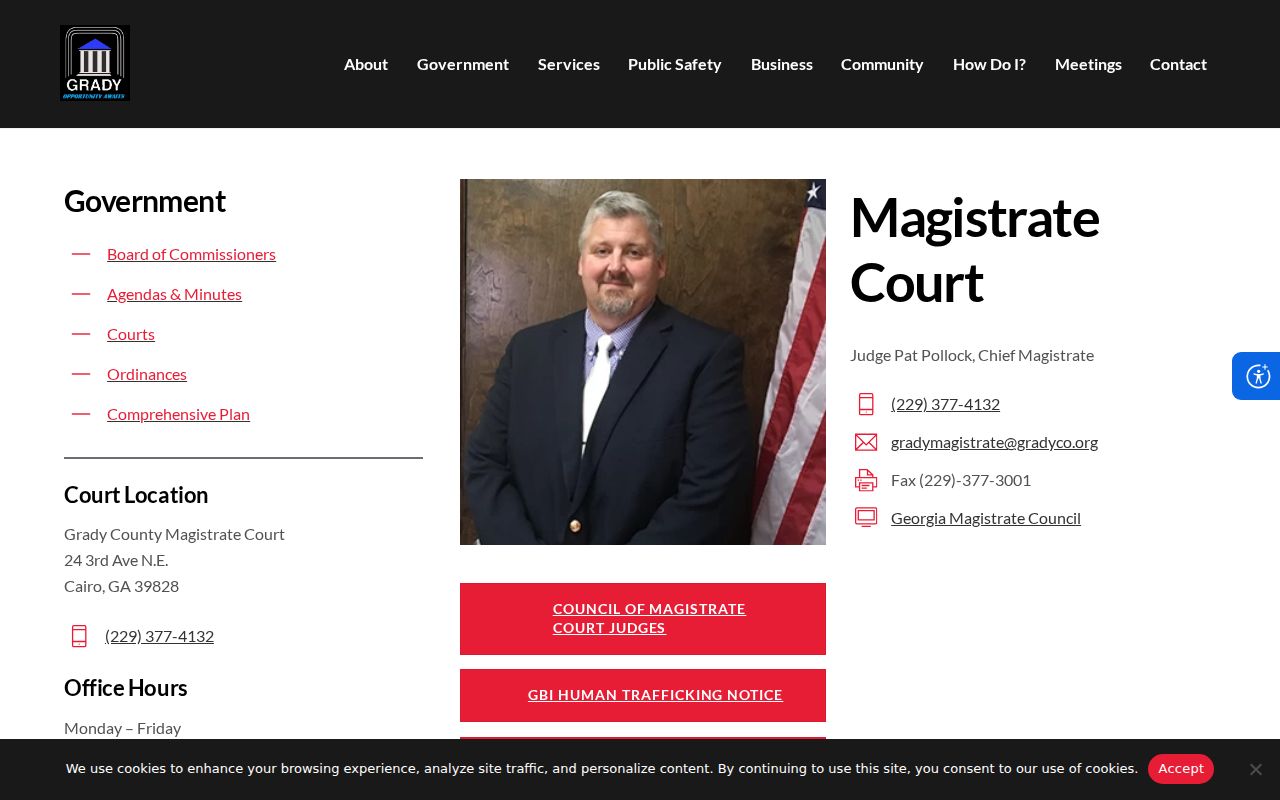 Grady County court docket Magistrate forms and fees