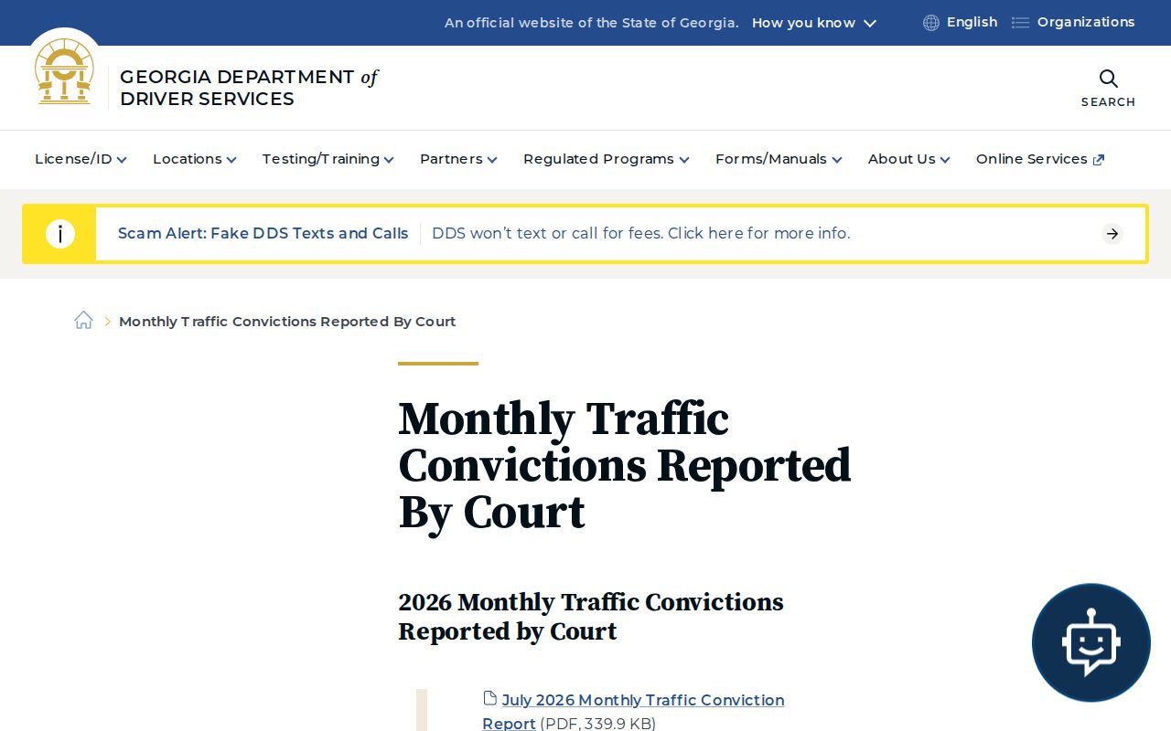 Whigham court records DDS transmission index